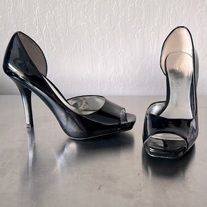 Massimo - Black Patent Leather High Heel - Size 7 1/2